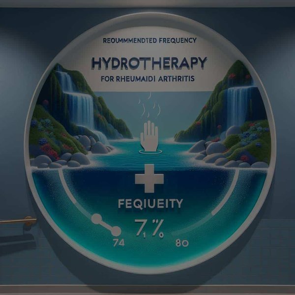 Quelle fréquence de balnéothérapie est conseillée pour l'arthrite rhumatoïde?